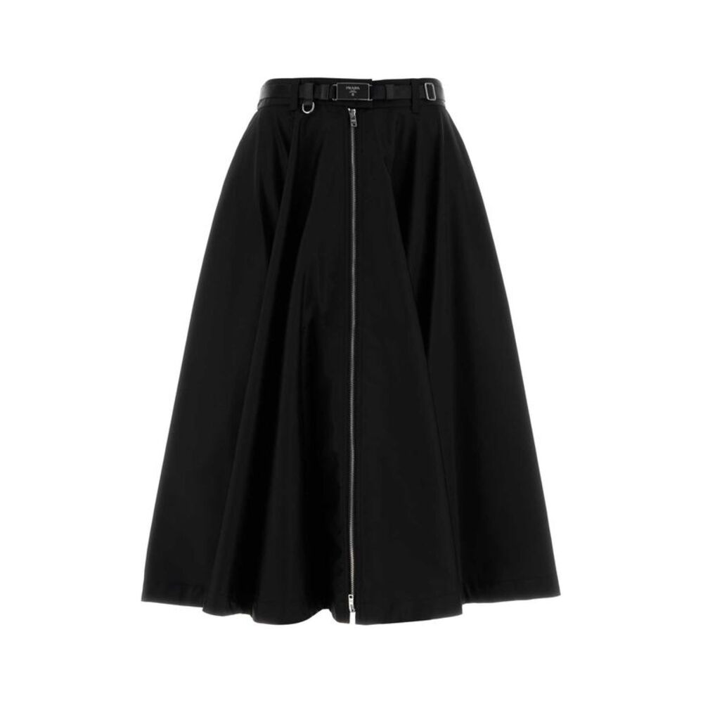 Prada Women Black Re-Nylon Skirt